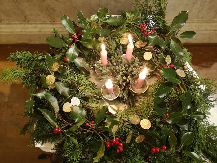 Les 4 bougies de l'Avent - église de Vezins