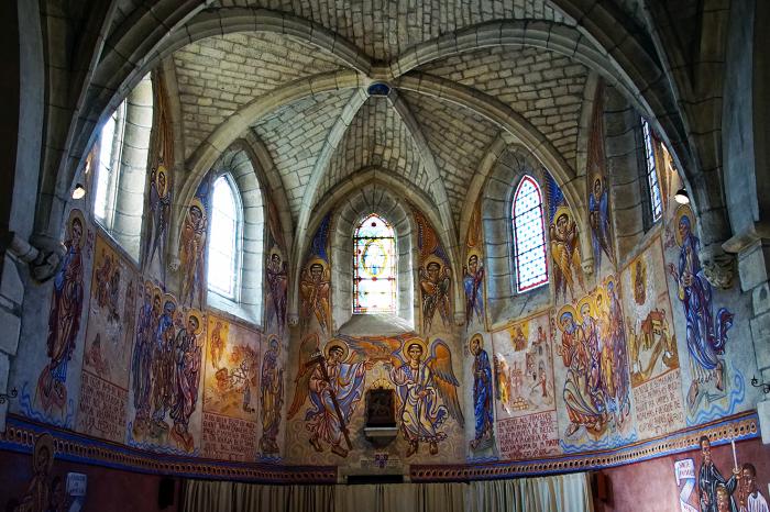 Fresque chapelle Notre-Dame de Treize Pierres (Nicolaï Greschny)