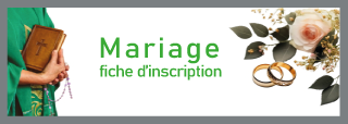 fiche inscription au mariage