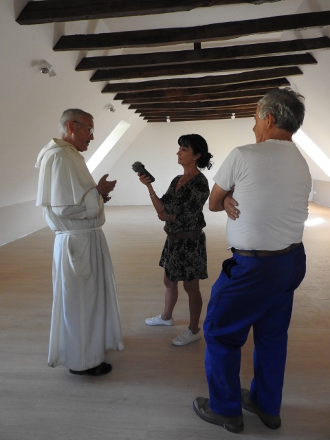 A la maison Malviès à Marcillac avec Frère Jean-Marc et Bernard, mardi 2 octobre... 18h15