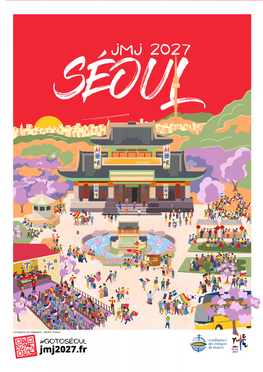 Affiche JMJ 1 Rencontre Internationale