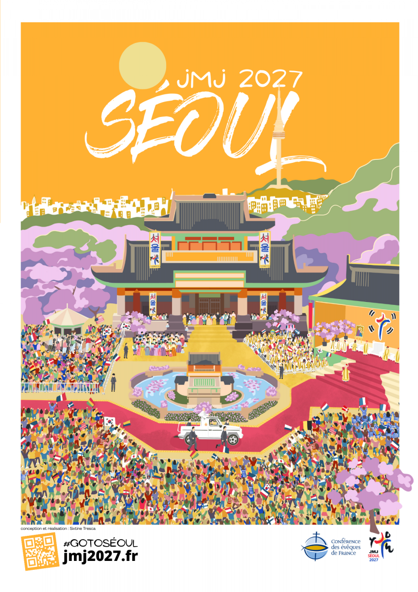 Affiche JMJ 2 Temps fort Pape