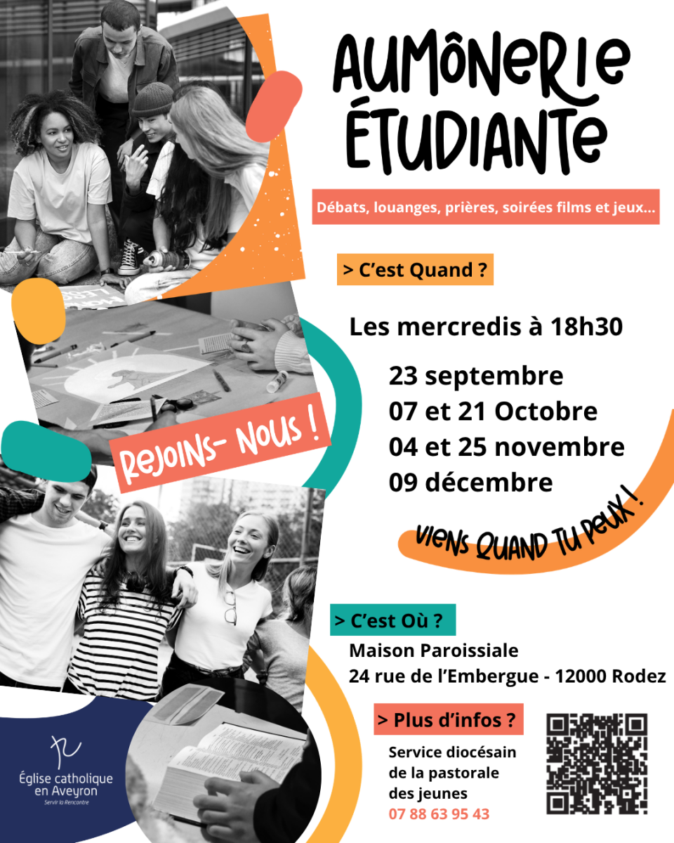 Affiche Aumonerie étudiante